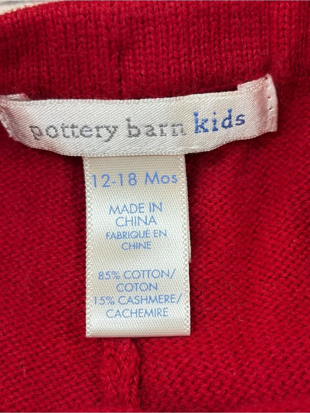 Pottery Barn Kids classic red